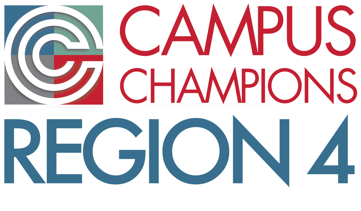 The words Campus Champions Region 4