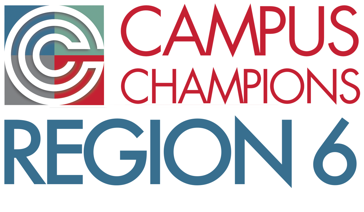 The words Campus Champions Region 6